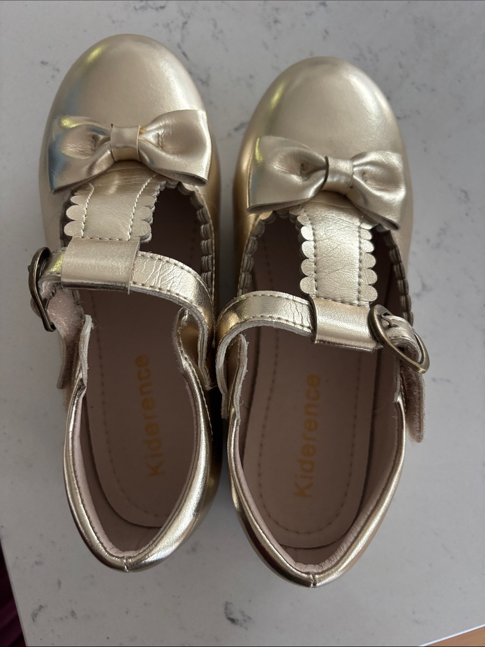 Girls Gold Shoes
